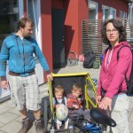 Delphine et Vincent et leurs deux enfants nous accueillent à Lund !! Trop top !