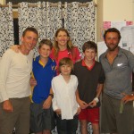 Une partie de pictionnary endiablée et en anglais avec Kirsten et ses enfants... un vrai fou rire !